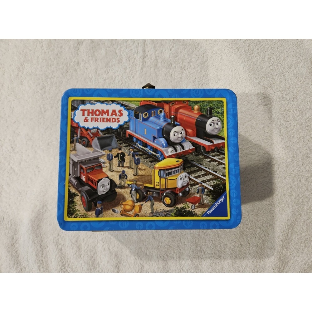 RARE Thomas & Friends Embossed "making Friends" Lunch Box Ravensburger No Puzzle